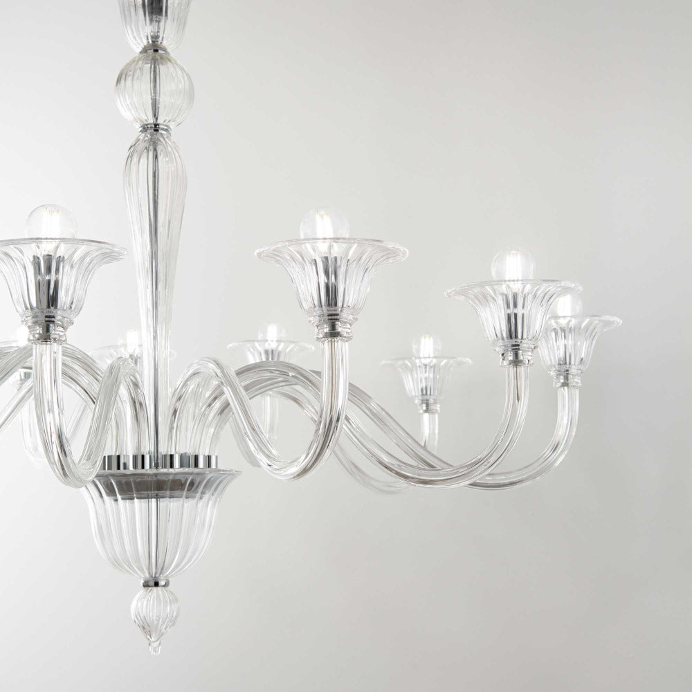 Brigitta Sp12 Chandelier 12 Lights Metal / Glass