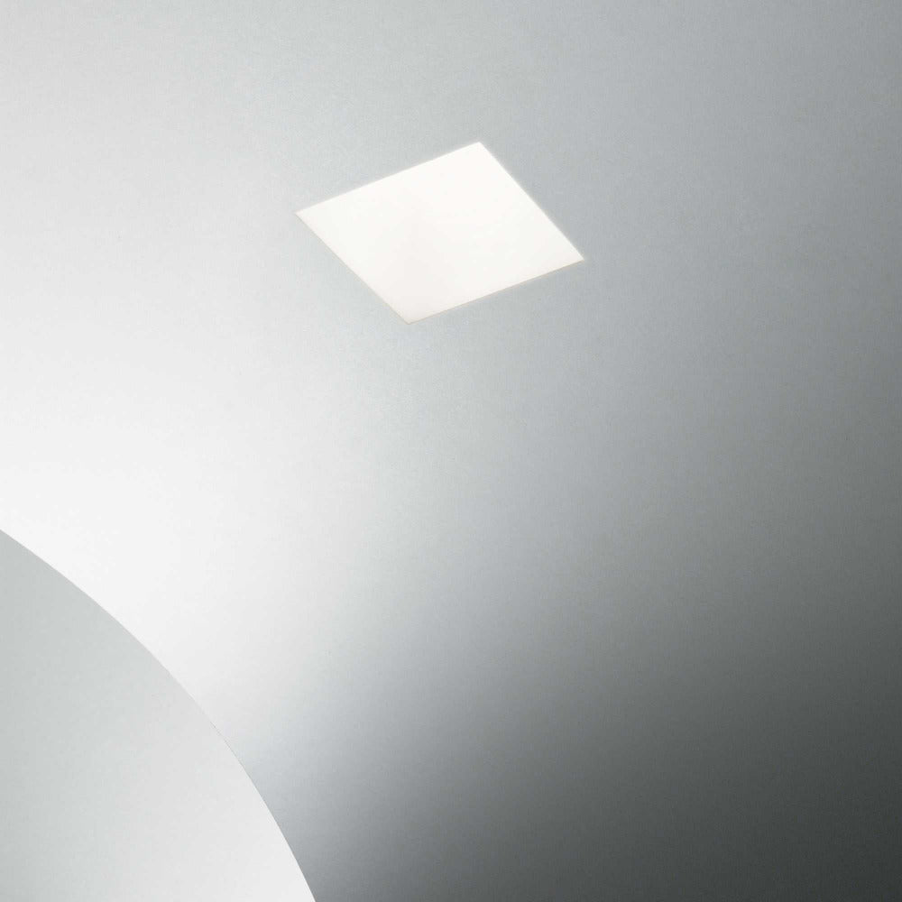 Samba Fi Square Recessed Downlight W120mm White