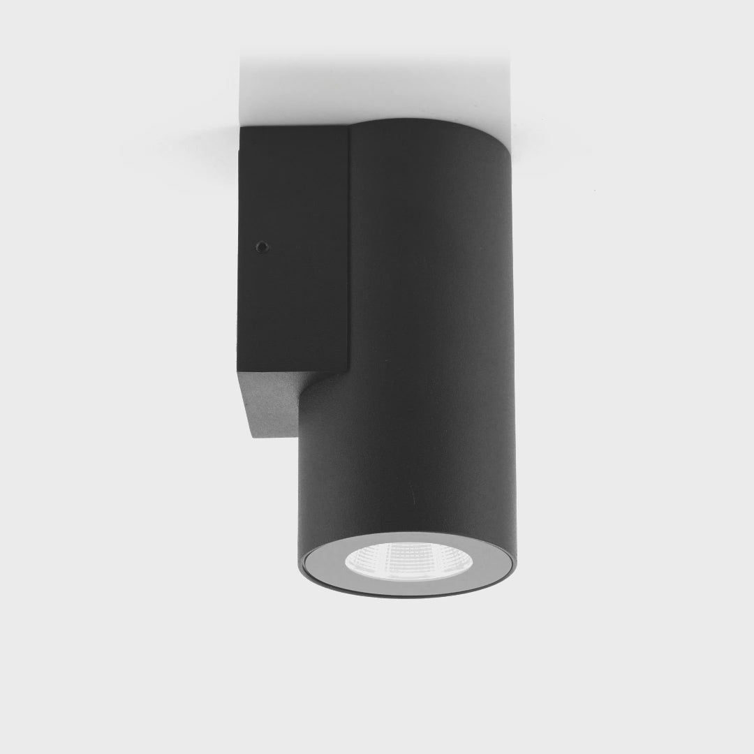 Havit Lighting Aries 316 Stainless Steel Black Down LED Wall Light
