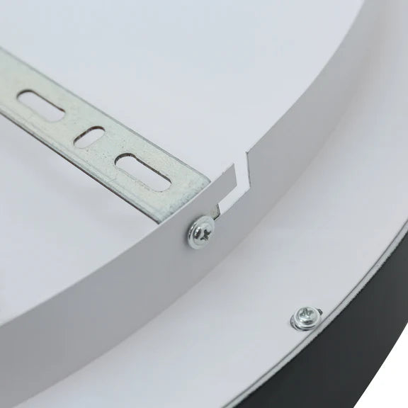 Hayley Small LED Flush Mount Light 24W Tri Colour Black