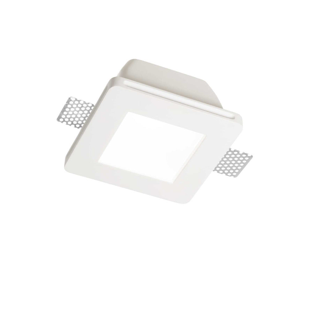 Samba Fi Square Recessed Downlight W120mm White