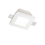 Samba Fi Square Recessed Downlight W120mm White