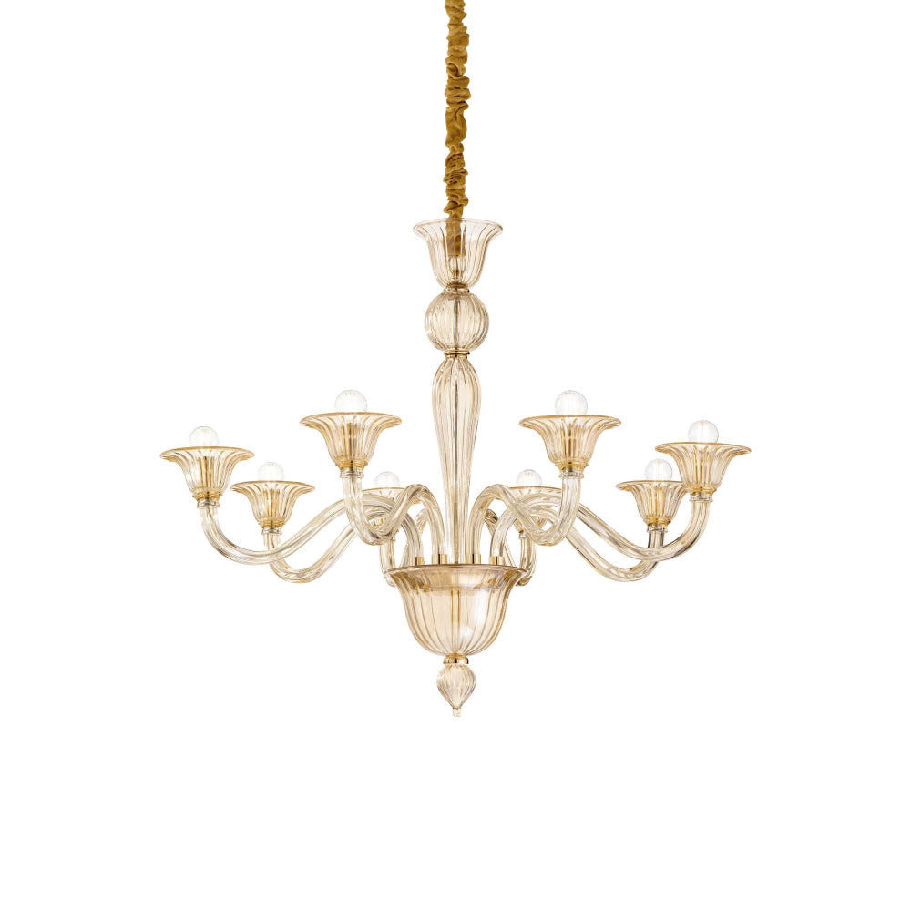 Brigitta Sp8 Chandelier 8 Lights Metal / Glass