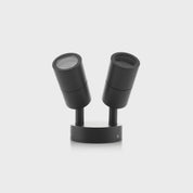 Havit Lighting Mini Tivah Aluminium Black Double Adjustable Wall Pillar Lights