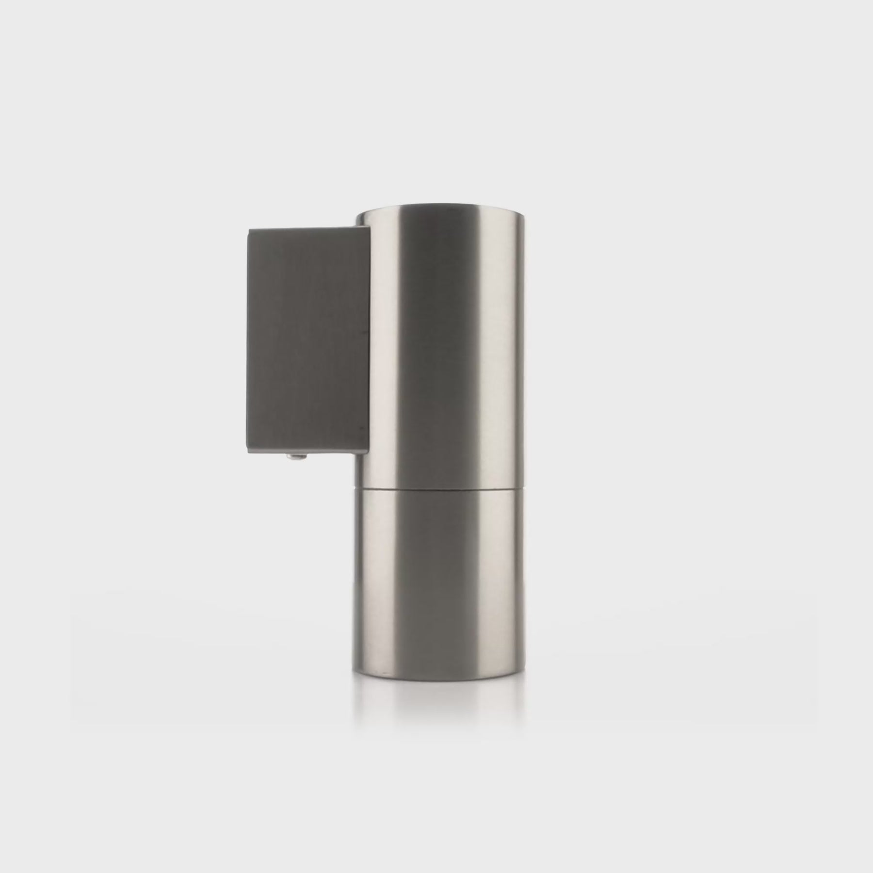 Havit Lighting Piaz Stainless Steel TRI Colour Fixed Down LED Wall Pillar Light