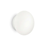 Round Bubble Ap2 Exterior Wall Light Matt White Aluminum