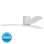 ILUKA Hugger DC Ceiling Fan 52" Matt White - 20538201