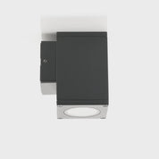 Havit Lighting Quadru Square Black TRI Colour Fixed Down LED Wall Light