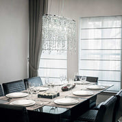 Rain Sp5 Pendant 5 Lights Chrome Metal