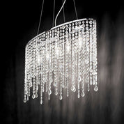 Rain Sp5 Pendant 5 Lights Chrome Metal