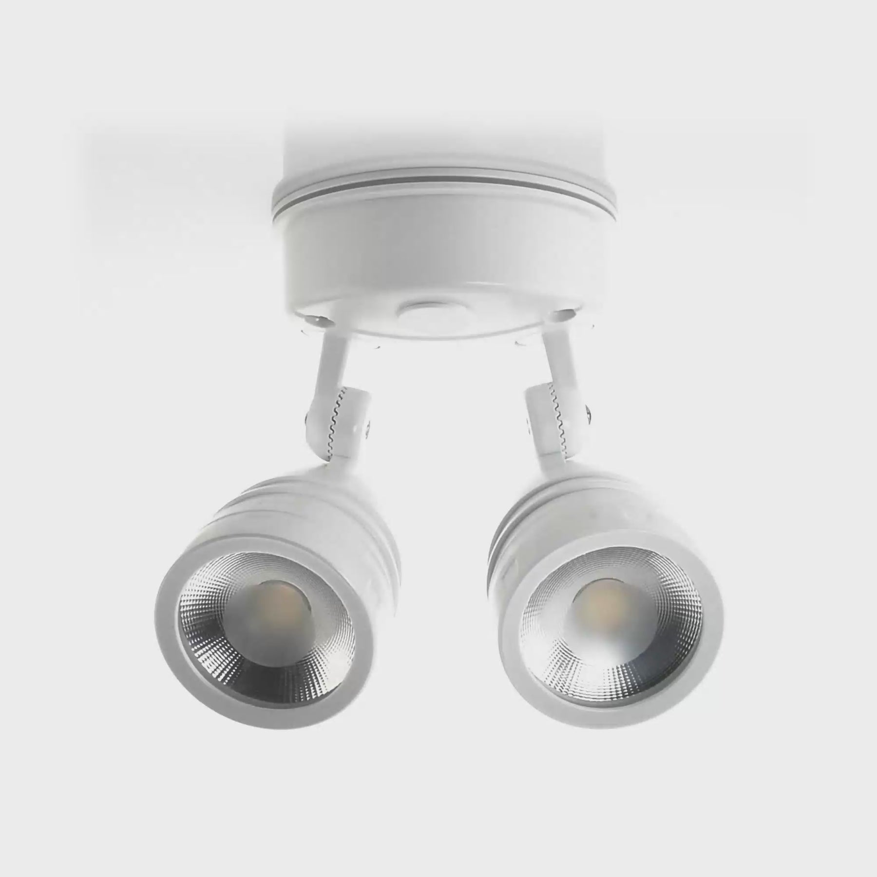 Havit Lighting Focus Polycarbonate White Double Adjustable Spot Light