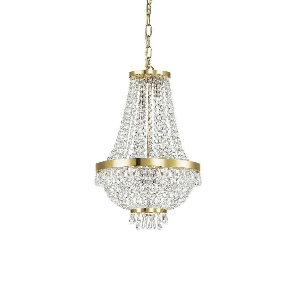 Caesar Sp6 Crystal Pendant 6 Lights Metal / Crystal
