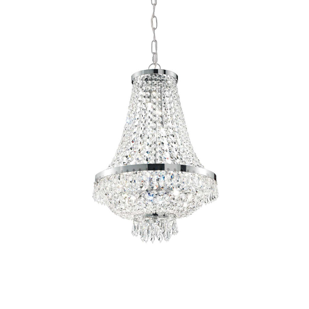 Caesar Sp9 Crystal Pendant 9 Lights Metal / Crystal