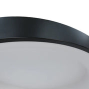 Hayley Small LED Flush Mount Light 24W Tri Colour Black