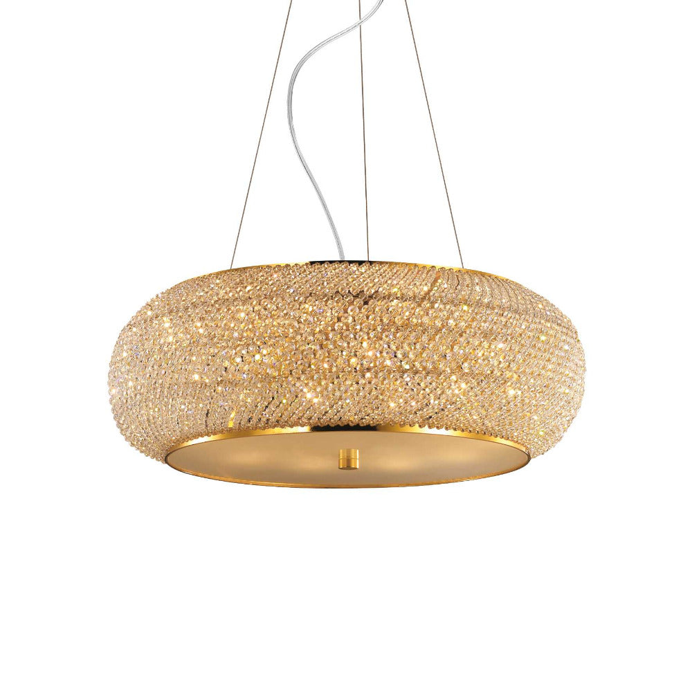 Pasha' Sp10 Pendant 10 Lights Crystal