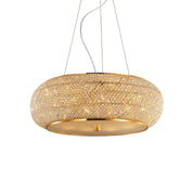 Pasha' Sp10 Pendant 10 Lights Crystal