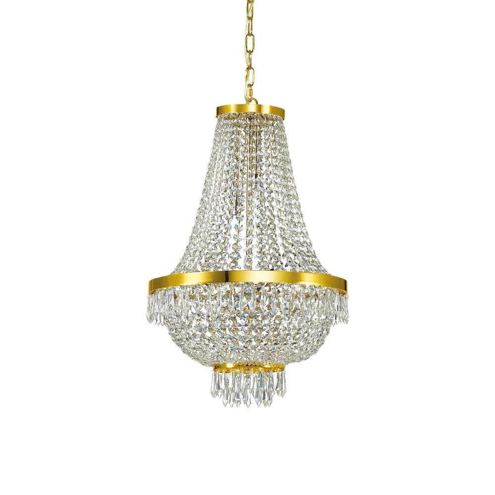 Caesar Sp9 Crystal Pendant 9 Lights Metal / Crystal