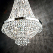Caesar Sp9 Crystal Pendant 9 Lights Metal / Crystal