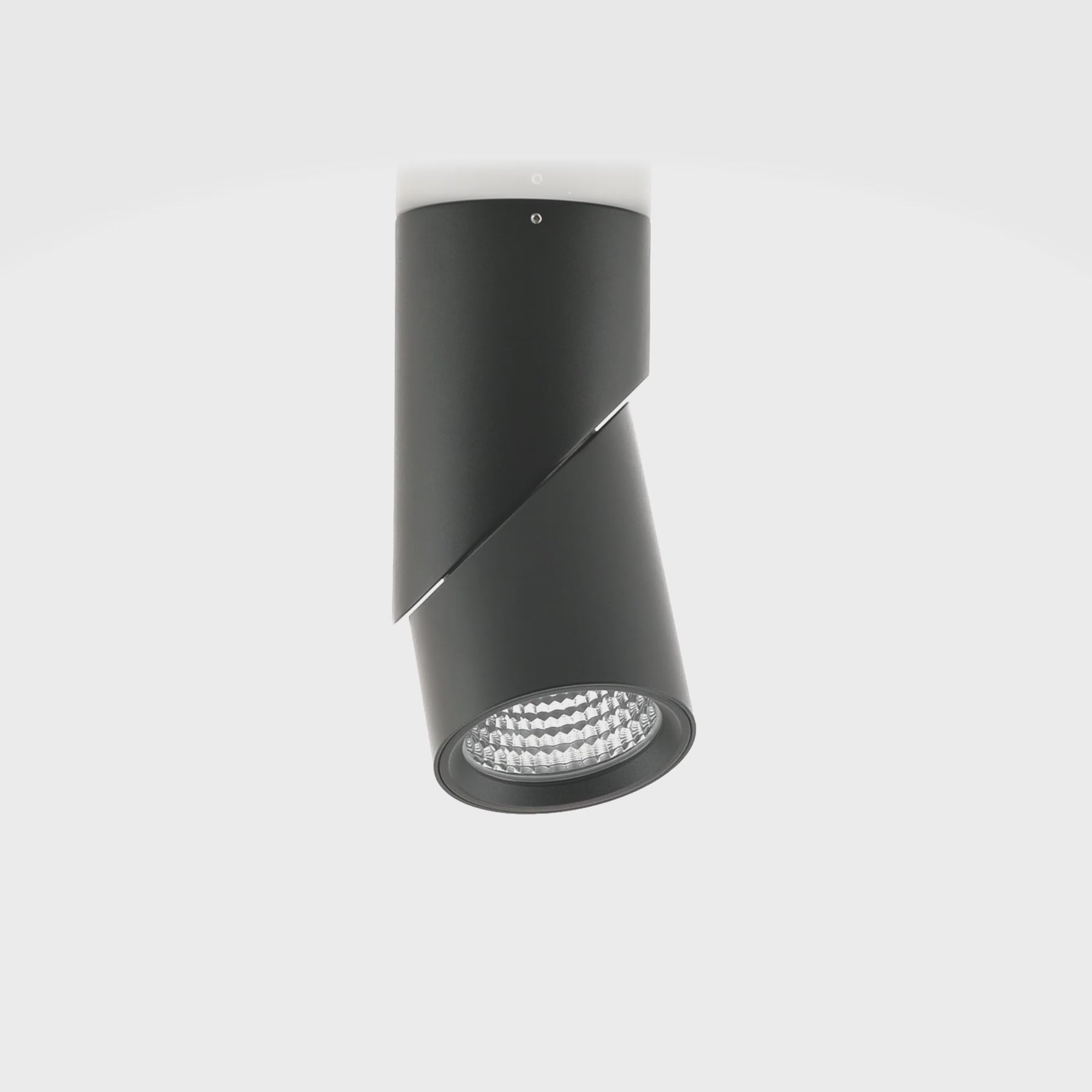 Havit Lighting Nella Black 18w Surface Mounted Rotatable LED Downlight