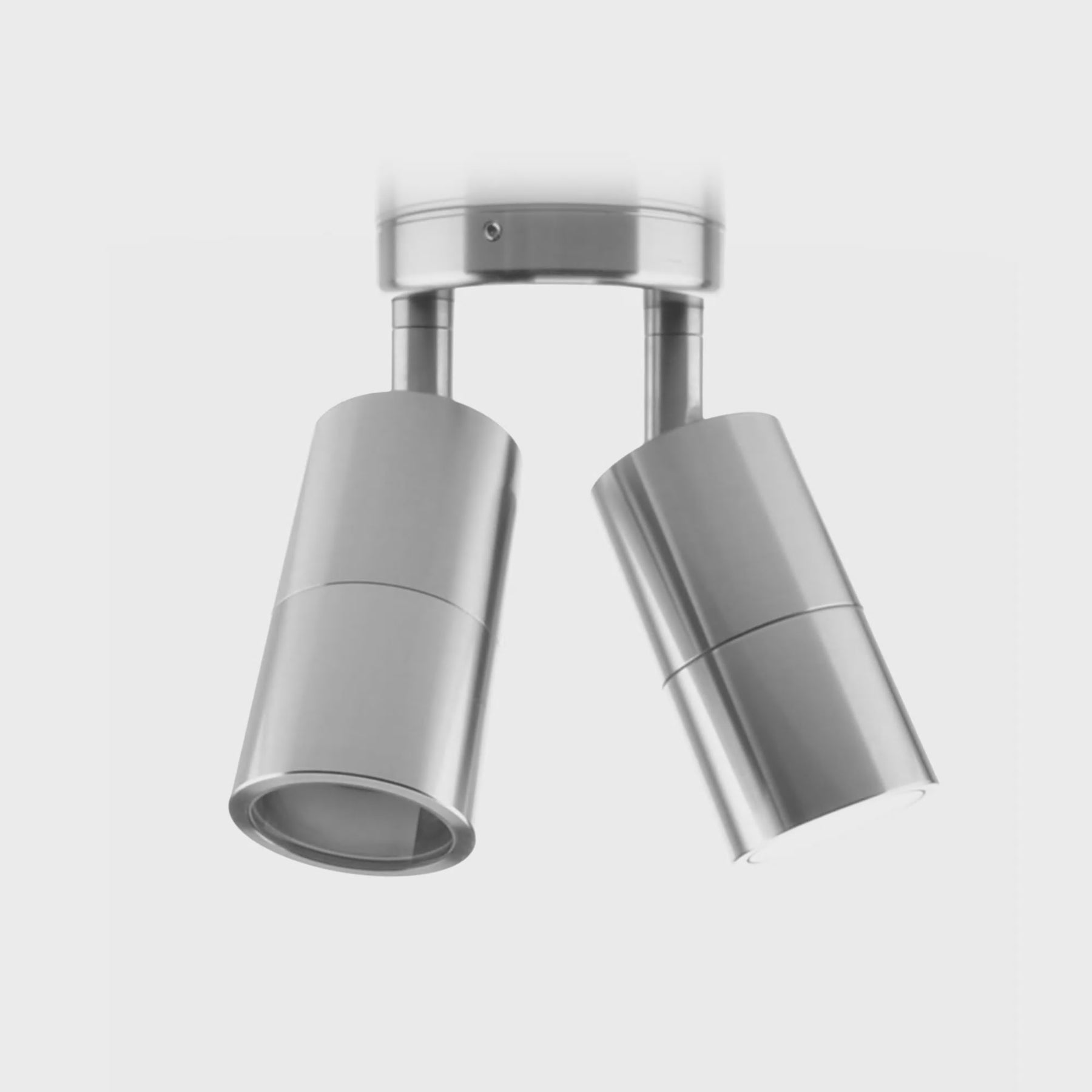Havit Lighting Tivah 316 Stainless Steel TRI Colour Double Adjustable Wall Pillar Lights