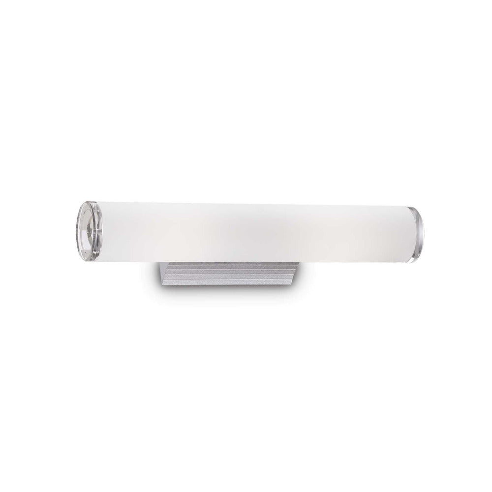 Camerino Ap2 Bathroom Vanity 2 Lights White Aluminum / Glass