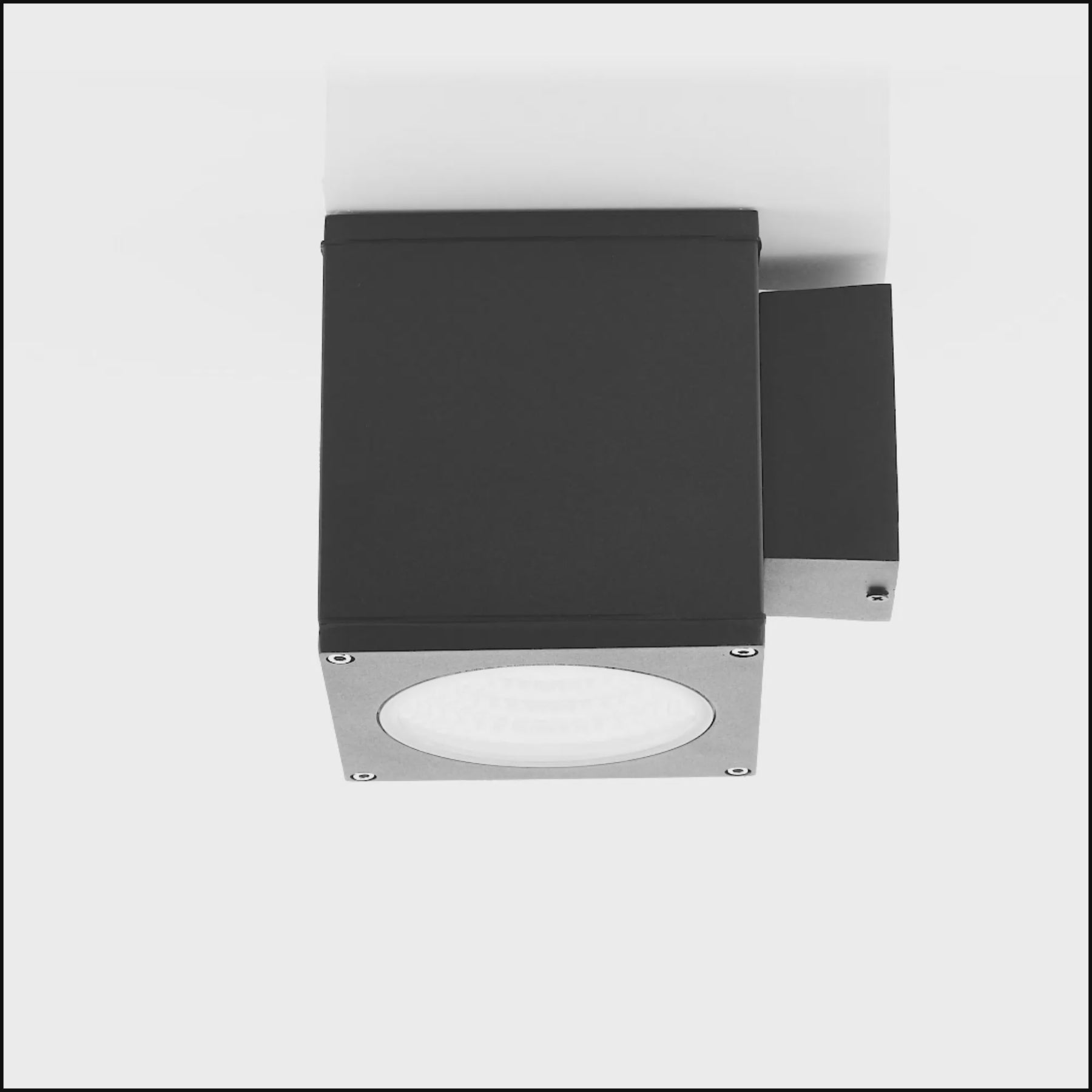 Havit Lighting Porter 15w LED Black Large Fixed Wall Light