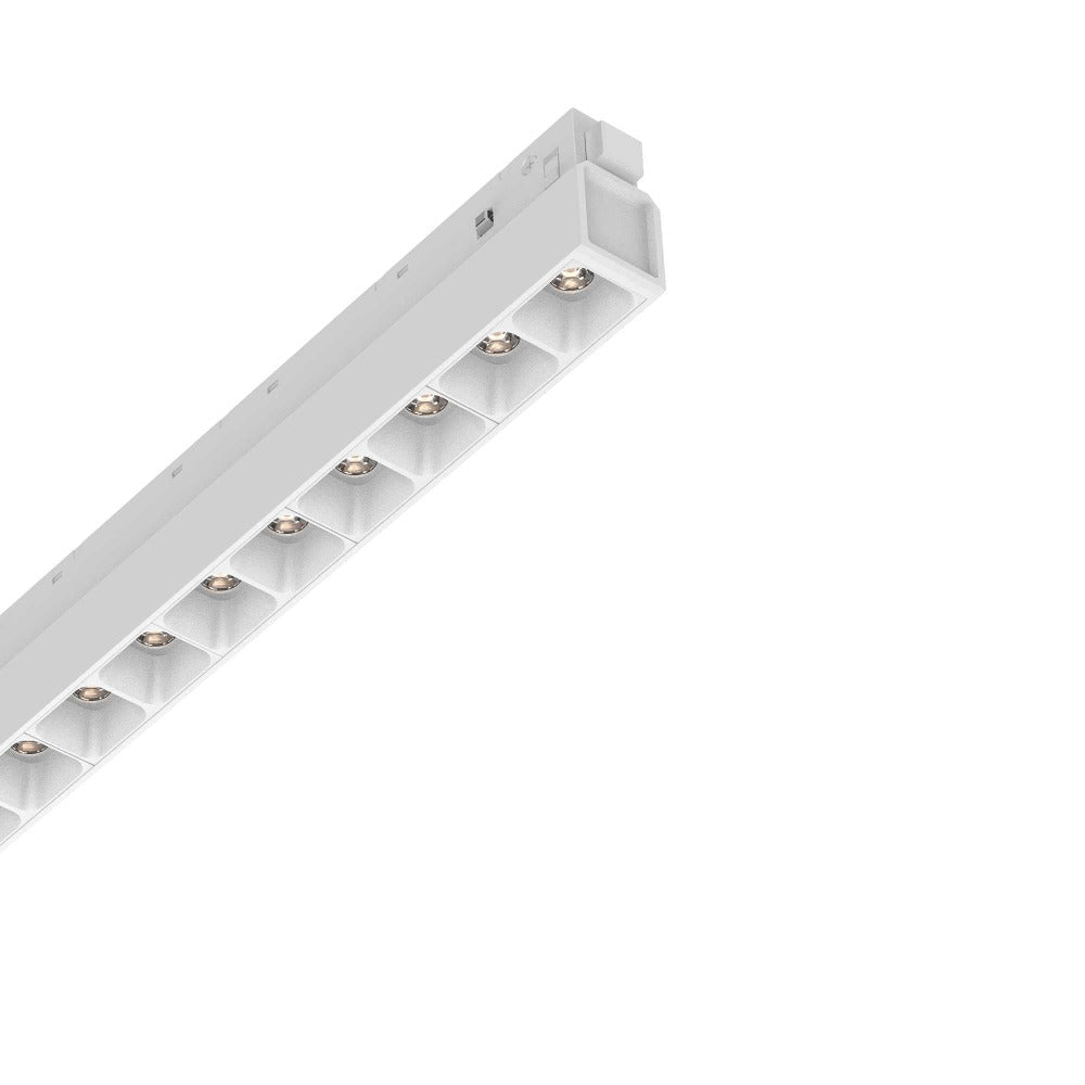 Ego Accent Three Circuit Track Head 48V DC 13W Aluminum 3000K / 1-10V