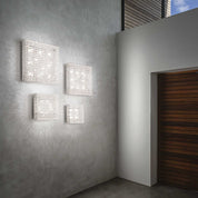 Square Admiral Pl8 Wall Sconce 8 Lights Chrome Crystal