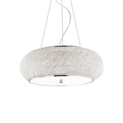 Pasha' Sp10 Pendant 10 Lights Crystal