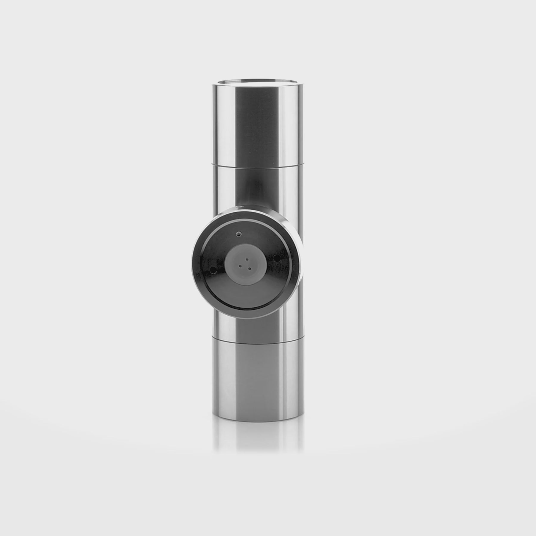 Havit Lighting Tivah Titanium Aluminium TRI Colour Up & Down Wall Pillar Lights