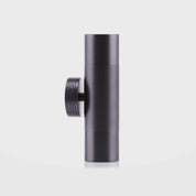Havit Lighting Tivah Solid Brass Graphite Coloured TRI Colour Up & Down Wall Pillar Lights