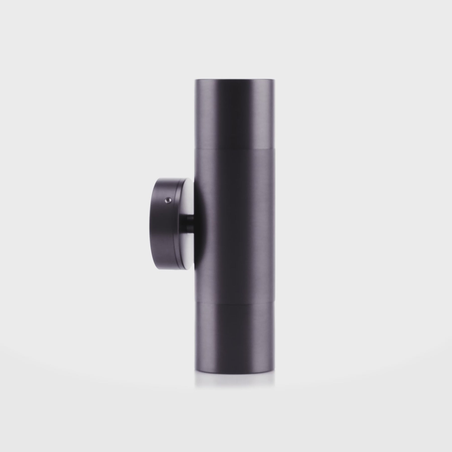 Havit Lighting Tivah Solid Brass Graphite Coloured TRI Colour Up & Down Wall Pillar Lights