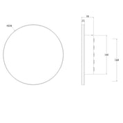 AFFINITY Exterior Wall Light 15W Black 3CCT