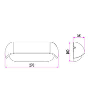 AKENTRI: LED Tri-CCT Exterior Surface Mounted Eyelid Wall Lights IP65