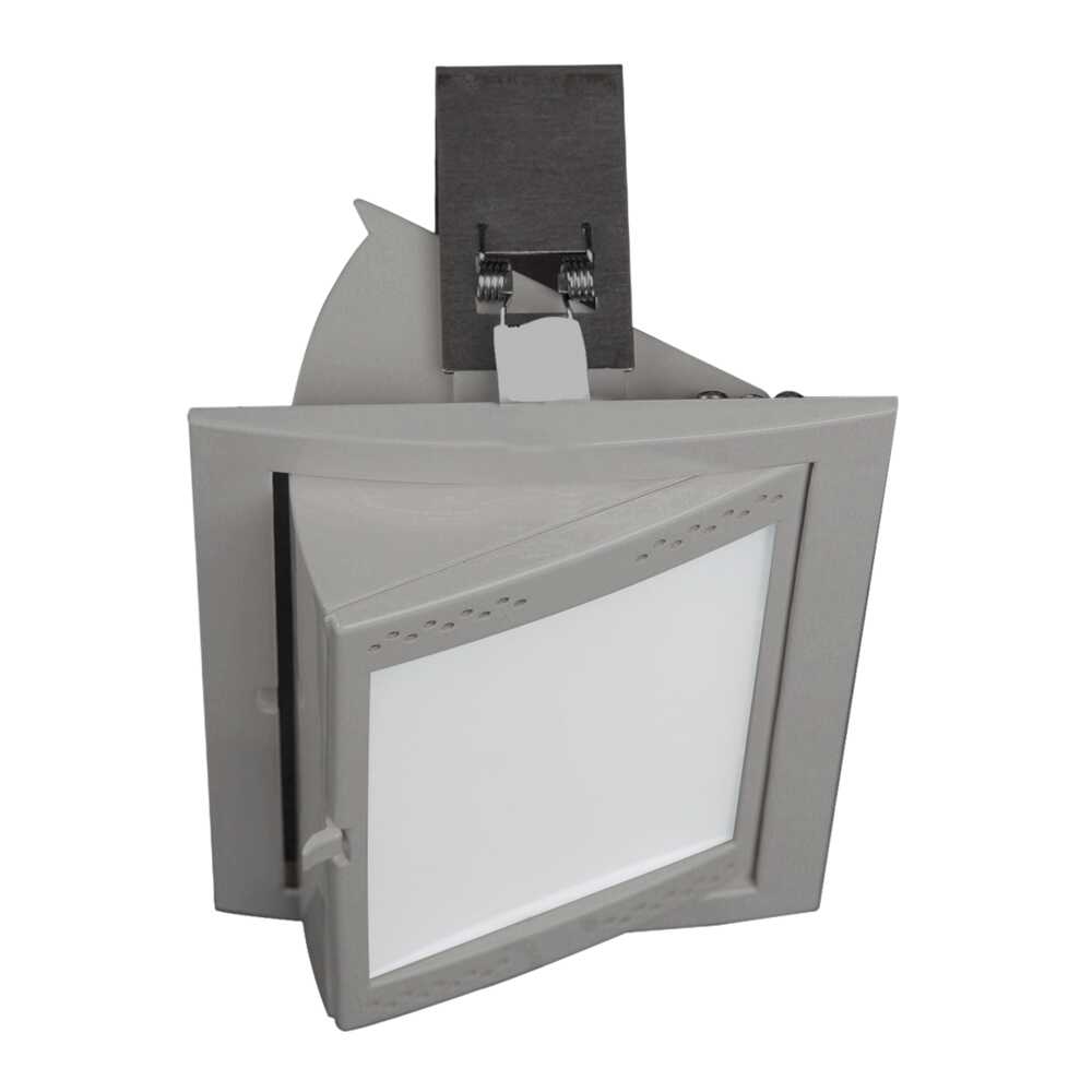 ALBANY S9514TC Recessed LED Rectangular Shop Light Silver 28W/36W TRI Colour