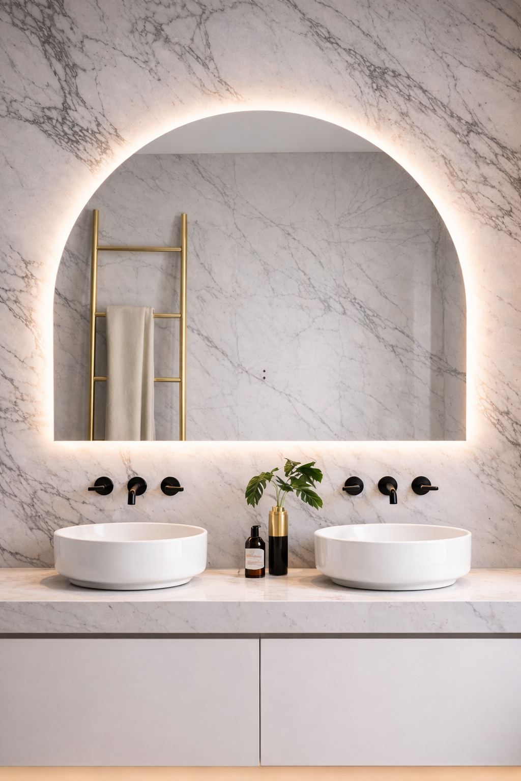Aria LED Mirror Tri- colour