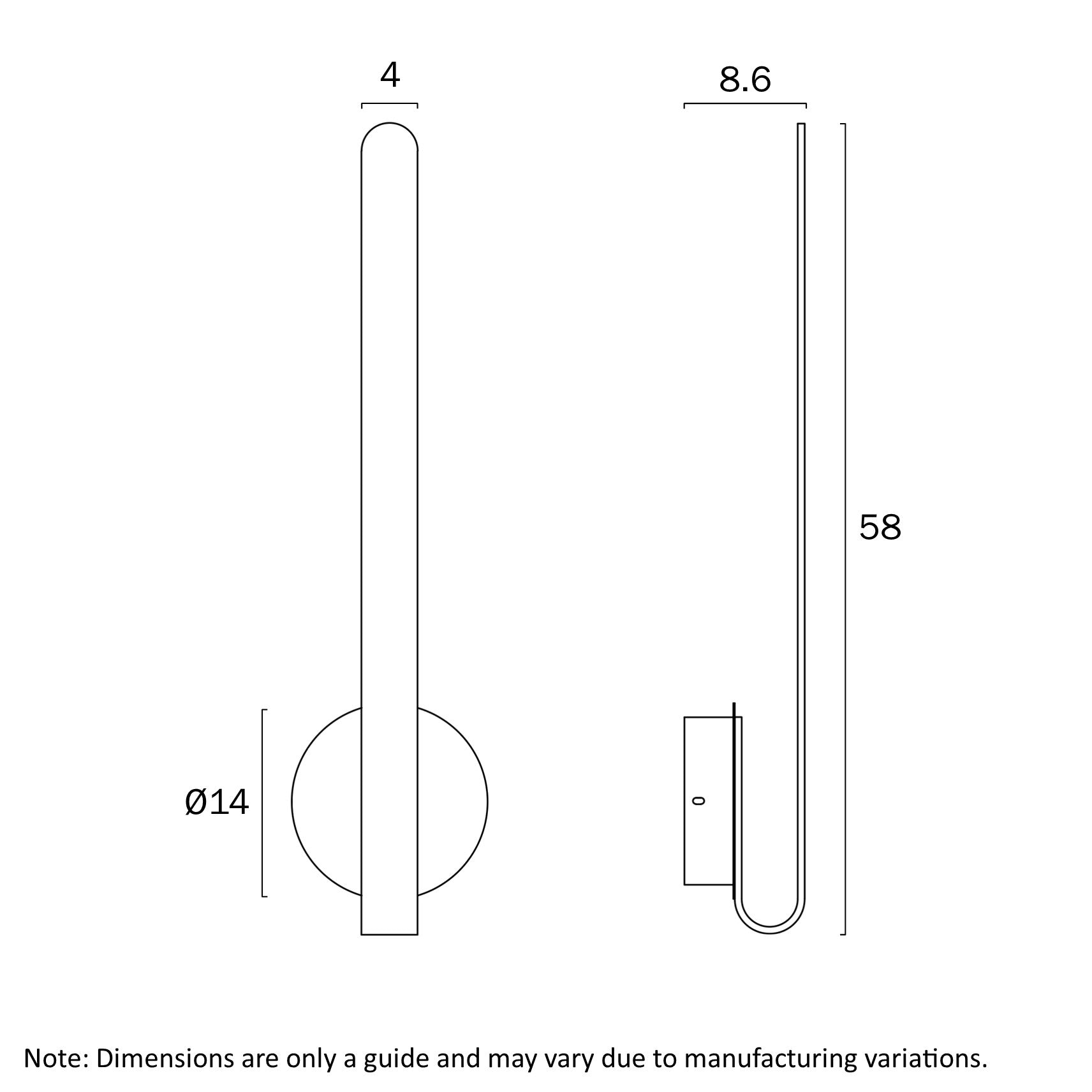 ATALA 60 WALL LIGHT