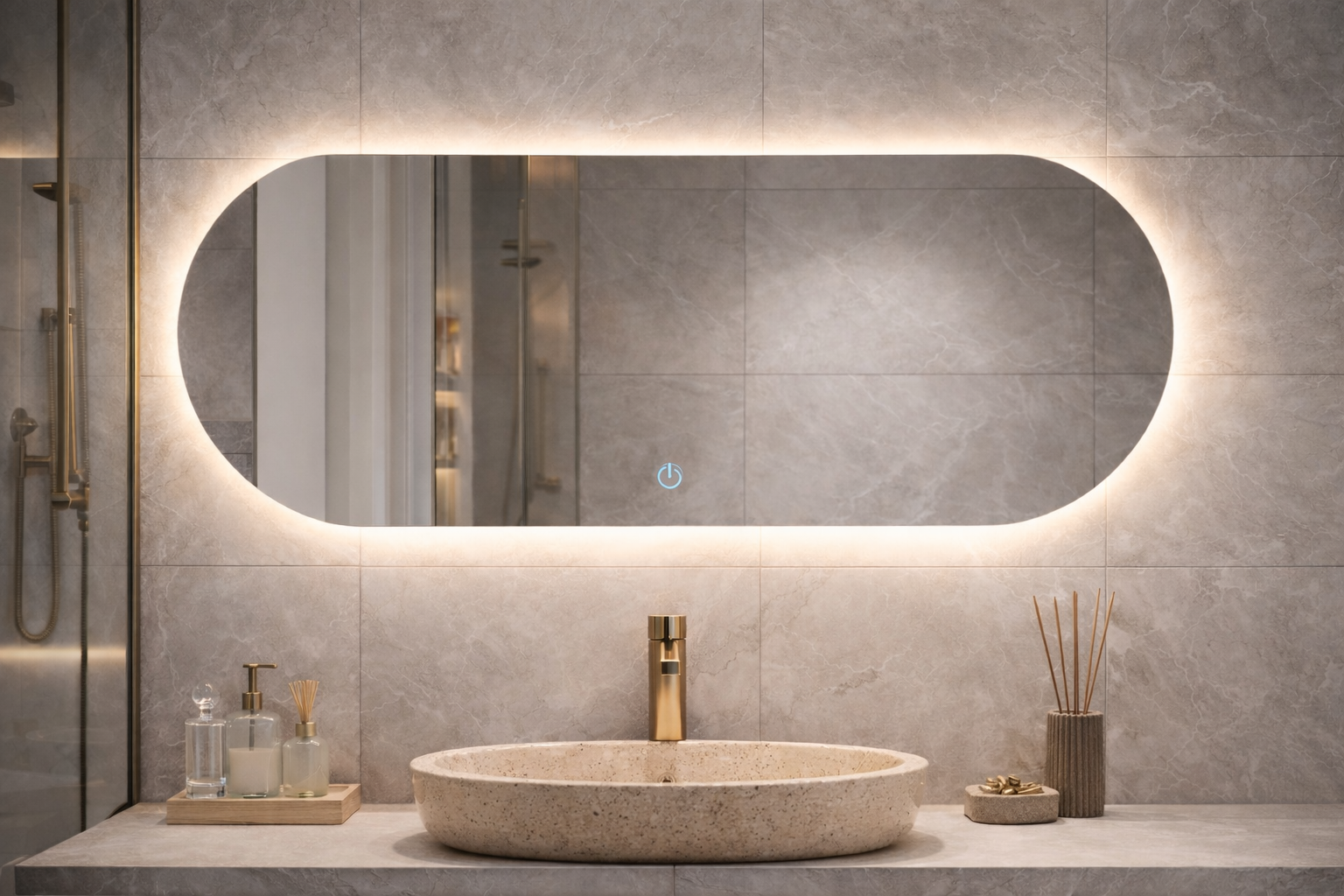 Ava LED Mirror Tri- colour