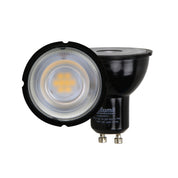 7W GU10 LED 4000K Black - 7W / 4000K / 60Degree