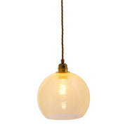 Rowan Pendant Light W220mm Glass Matt Gold