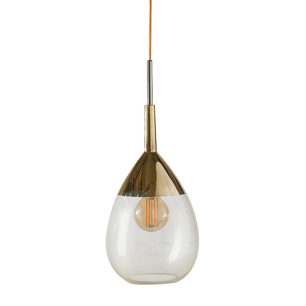 Lute Pendant Light W220mm Glass