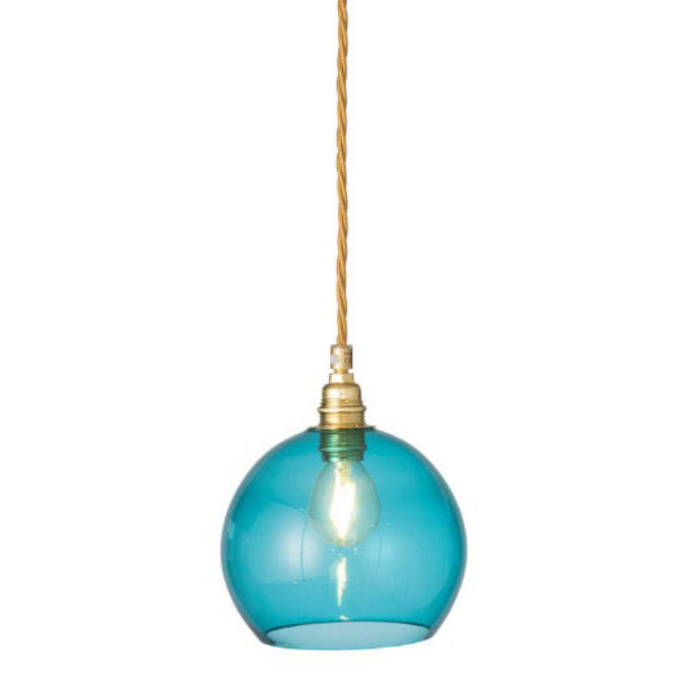 Rowan Pendant Light W155mm Glass Matt Gold