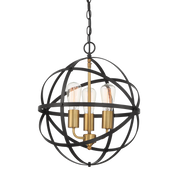 Apollo Orb Pendant Light Small, Medium, Large in Bronze Gold