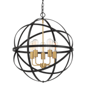 Apollo Orb Pendant Light Small, Medium, Large in Bronze Gold