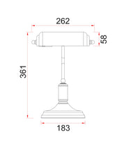 BANCA: Interior Banker Lamps with Cylindrical Shade