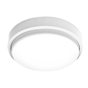 Benny LED Oyster Light With Sensor 24W 6mins White Polycarbonate 3CCT