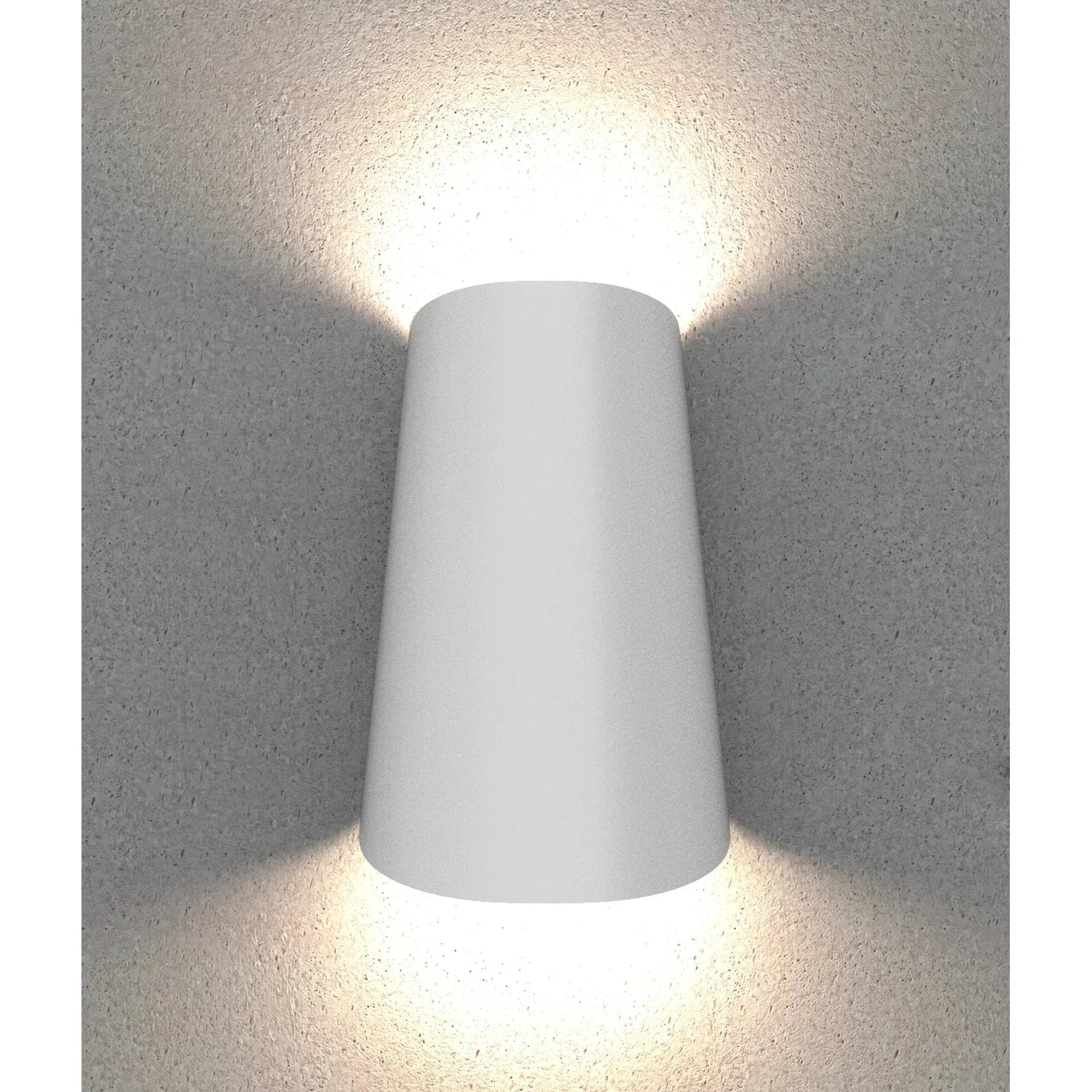 BESTRI: LED Tri-CCT Exterior Surface Mounted Cone Up/Down Wall Light IP65