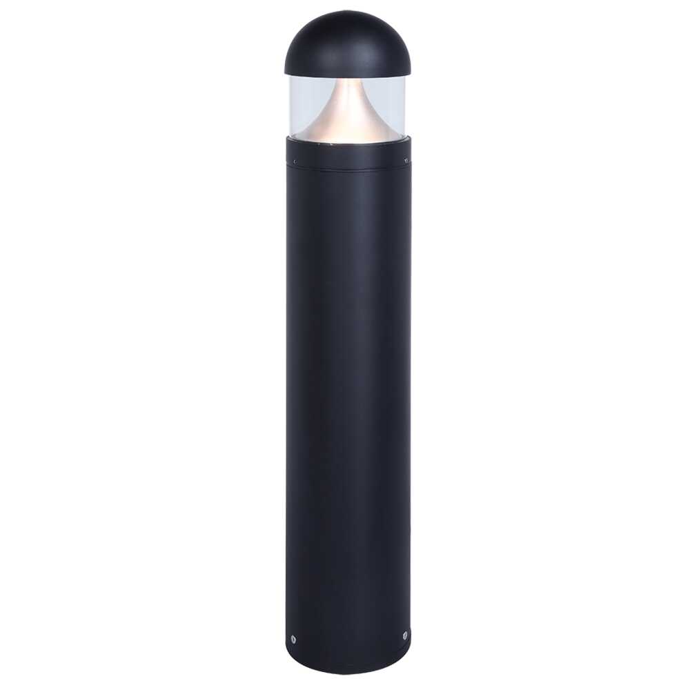 Dome Bollard Light H670mm Black 3CCT