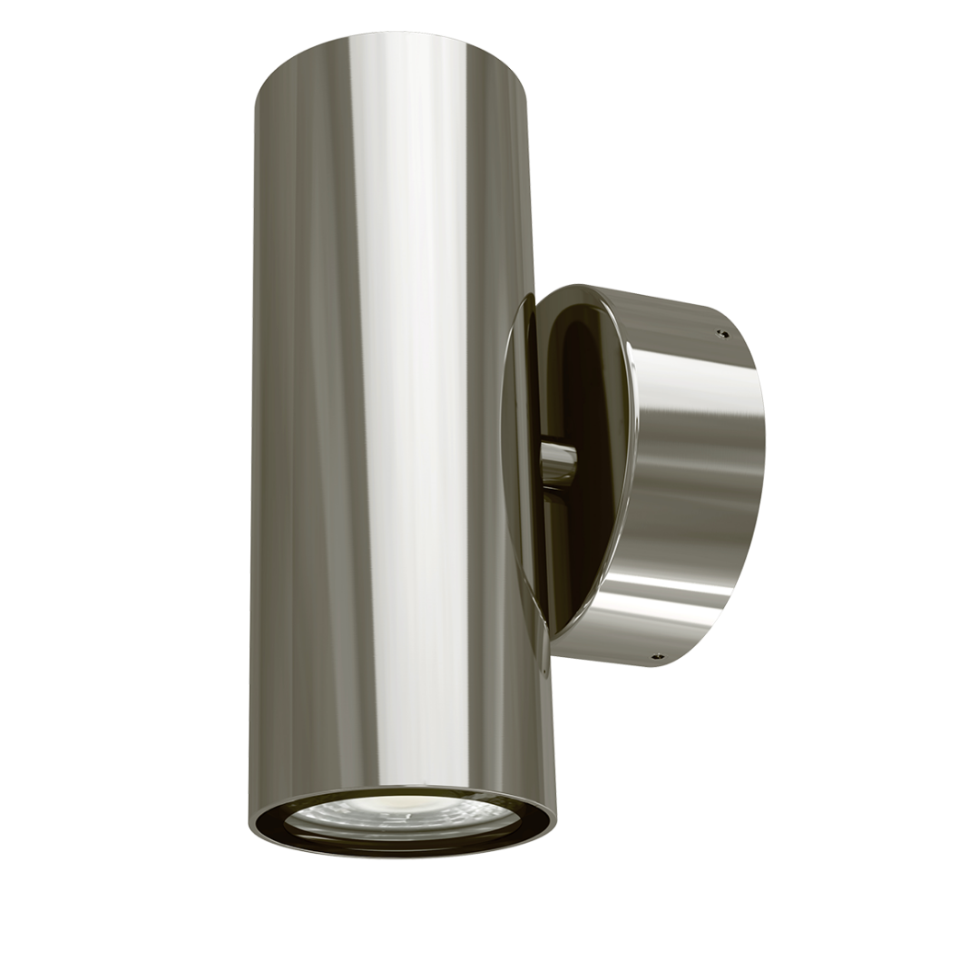 BONDI Up / Down Wall Light 60mm Stainless Steel 3CCT