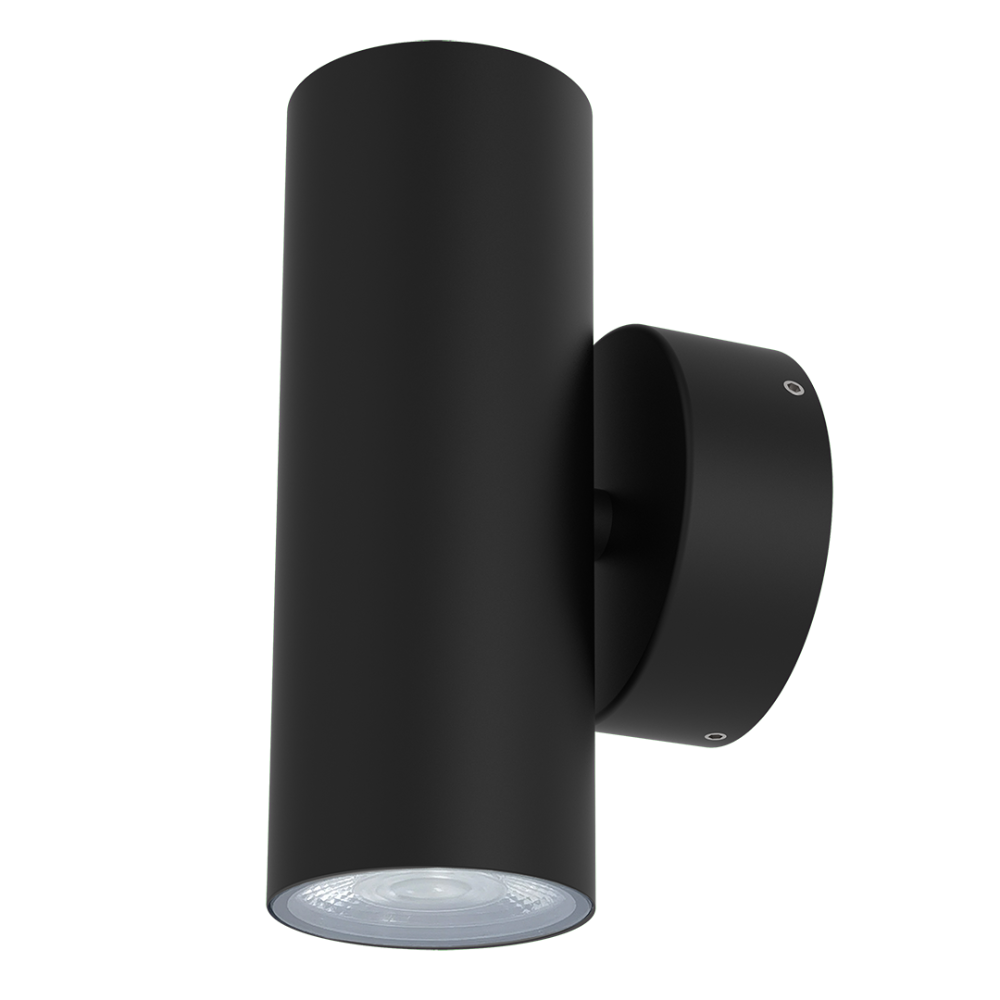 BONDI Up / Down Wall Light 60mm Black 3CCT